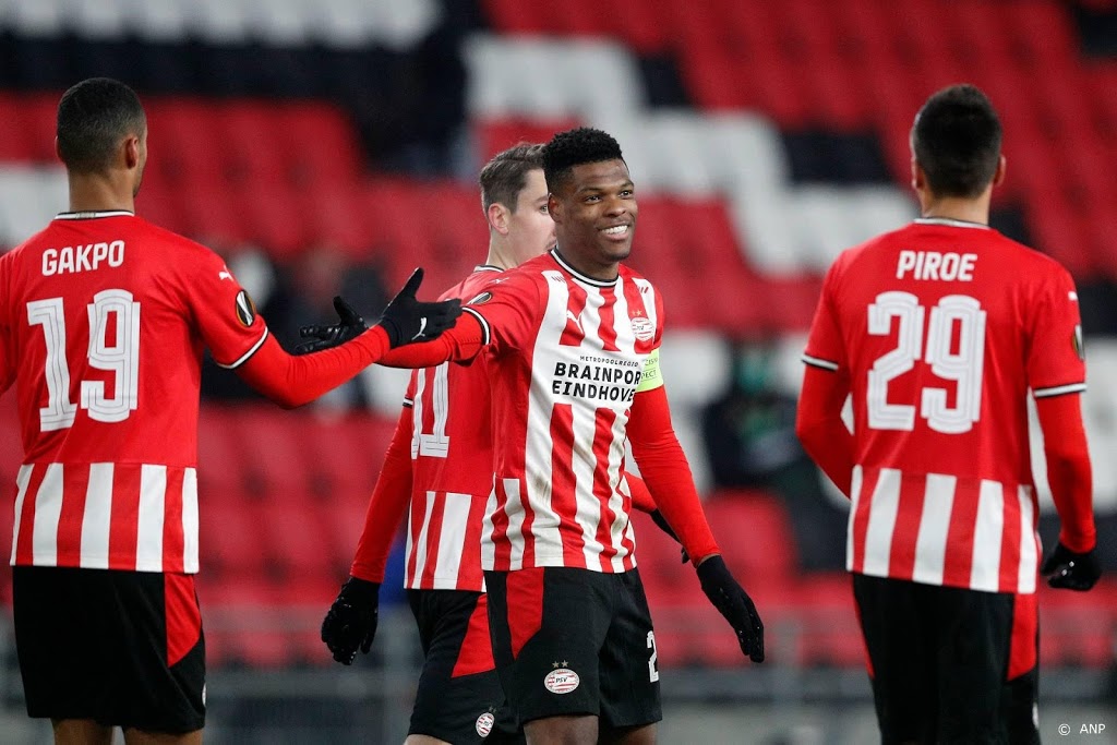 PSV overwintert na winst als groepswinnaar in de Europa league
