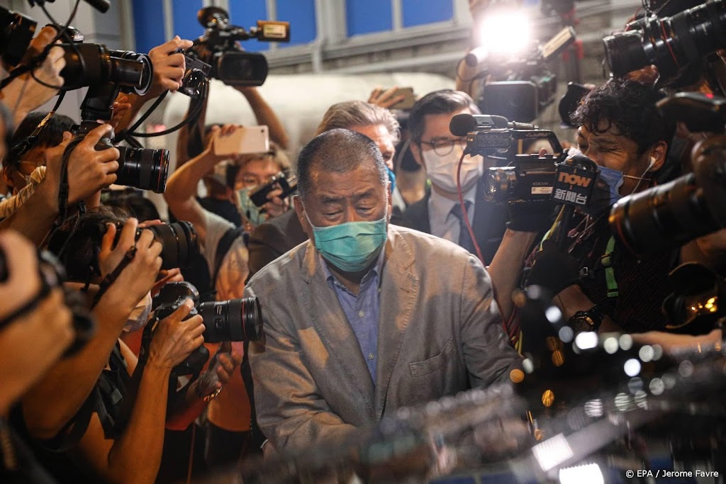 Hongkongse ondernemer en activist Lai krijgt bijna 6 jaar cel