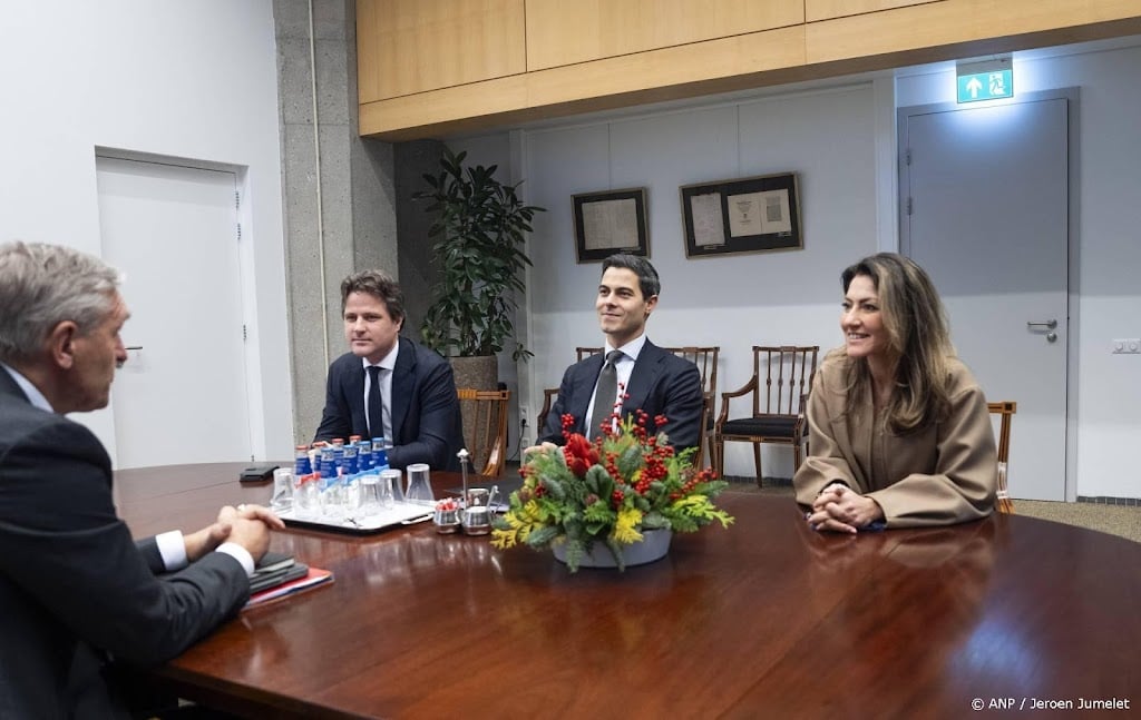 Formatiefase met D66, VVD en CDA duurt tot 30 januari