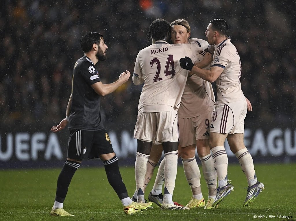 Ajax pakt bij Qarabag eerste punten in Champions League 