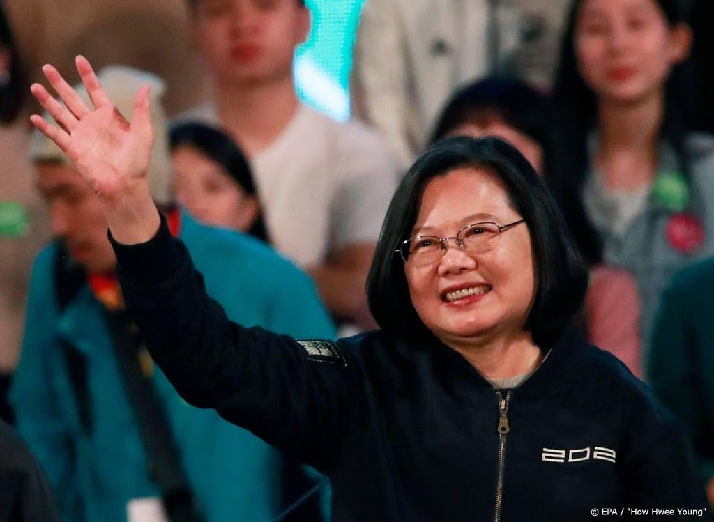 Taiwan kiest opnieuw voor anti-Chinese president 