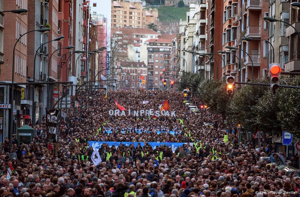 Tienduizenden demonstreren in Baskenland voor ETA-gevangenen