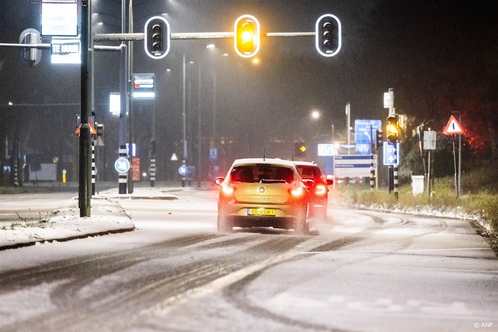 Code geel zaterdagavond en -nacht in bijna hele land om gladheid