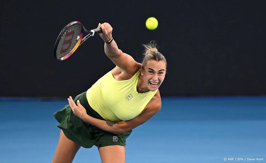 Tennisster Sabalenka toont vorm met nieuwe titel in Brisbane