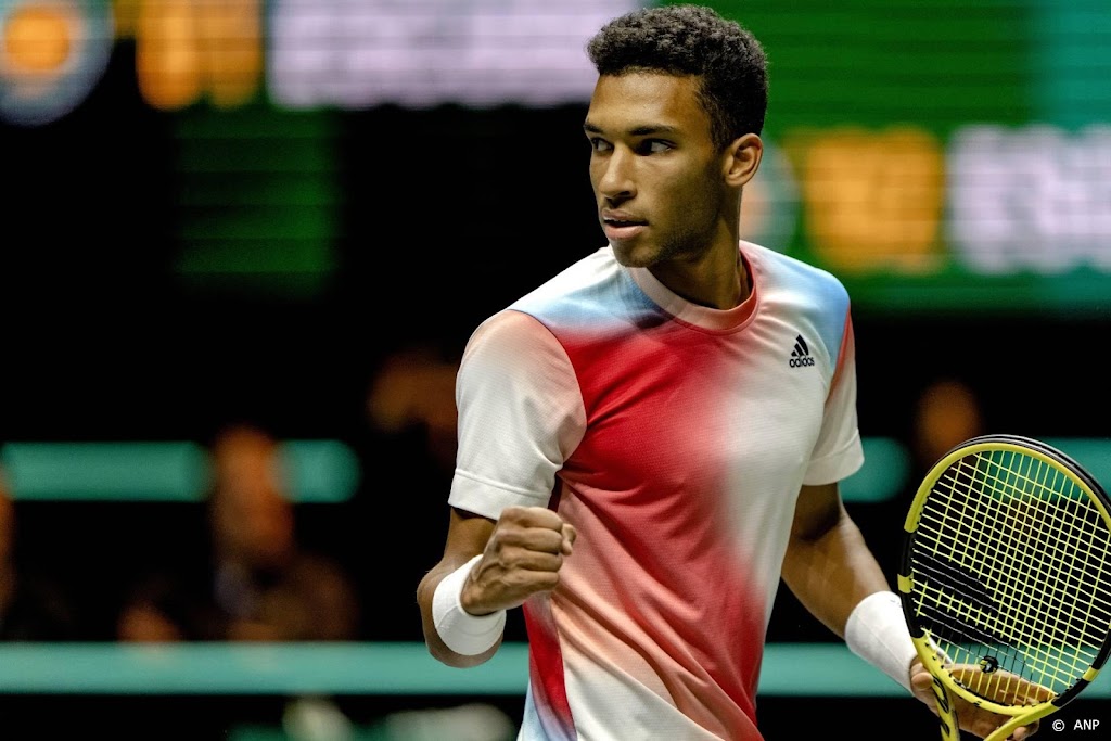 Canadese tennisser Auger-Aliassime naar halve finales Rotterdam