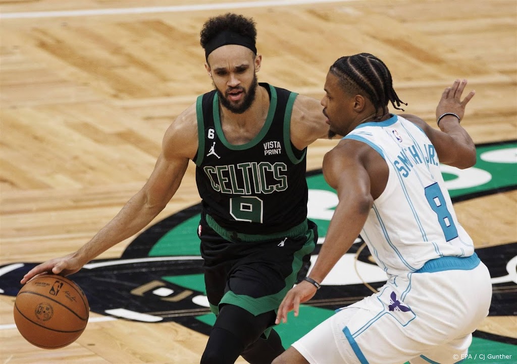 Celtics boeken ten koste van Hornets veertigste zege in NBA