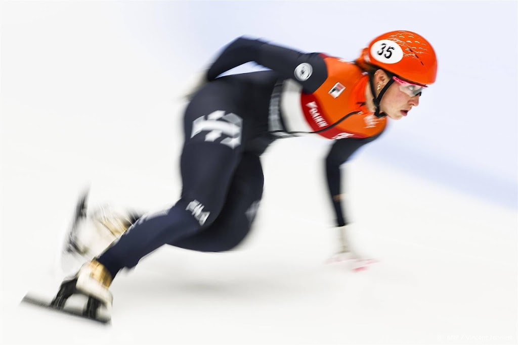Shorttrackster Schulting in Dordrecht tweede op de 1500 meter