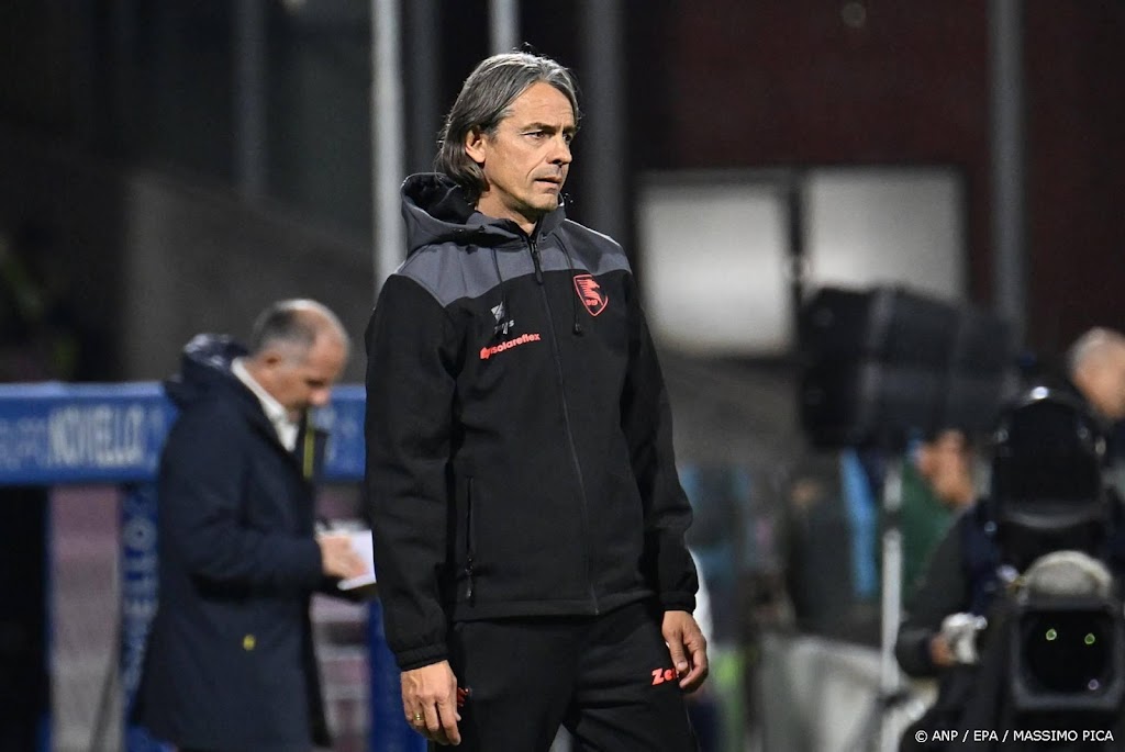 Trainer Inzaghi na vier maanden alweer weg bij Salernitana
