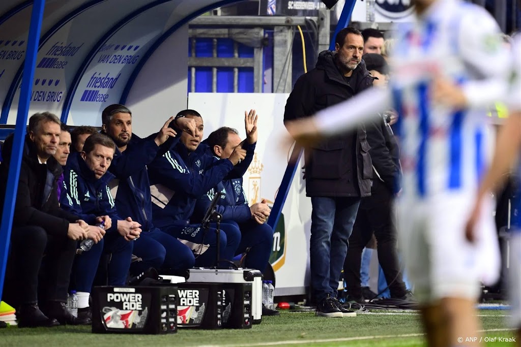 Trainer Van 't Schip: dit was een offday voor Ajax 