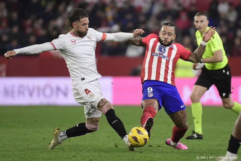 Atlético Madrid weet ook bij Sevilla niet te winnen