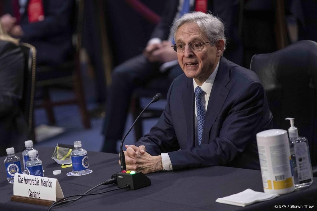 Senaat VS stemt in met benoeming justitieminister Garland