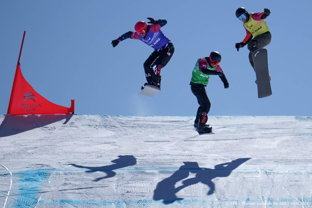 Weer zilver voor snowboarder Vos op Paralympische Spelen
