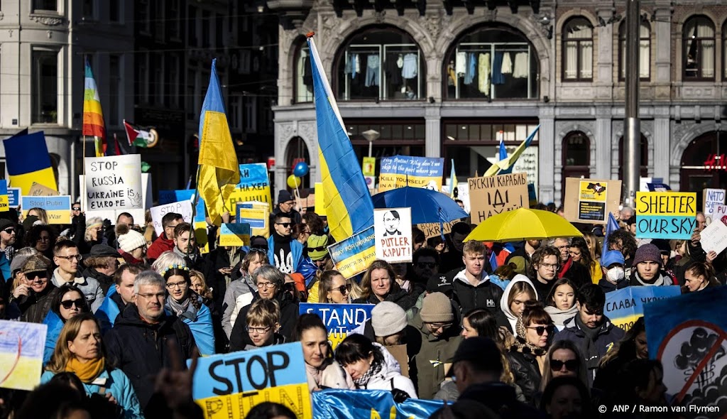 In veel steden zaterdag bijeenkomst tegen oorlog in Oekraïne