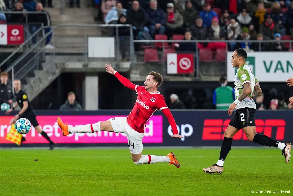 AZ passeert Ajax in de stand na krappe zege op FC Groningen