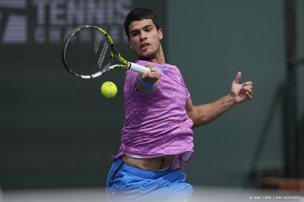 Alcaraz en Sinner naar vierde ronde tennistoernooi Indian Wells