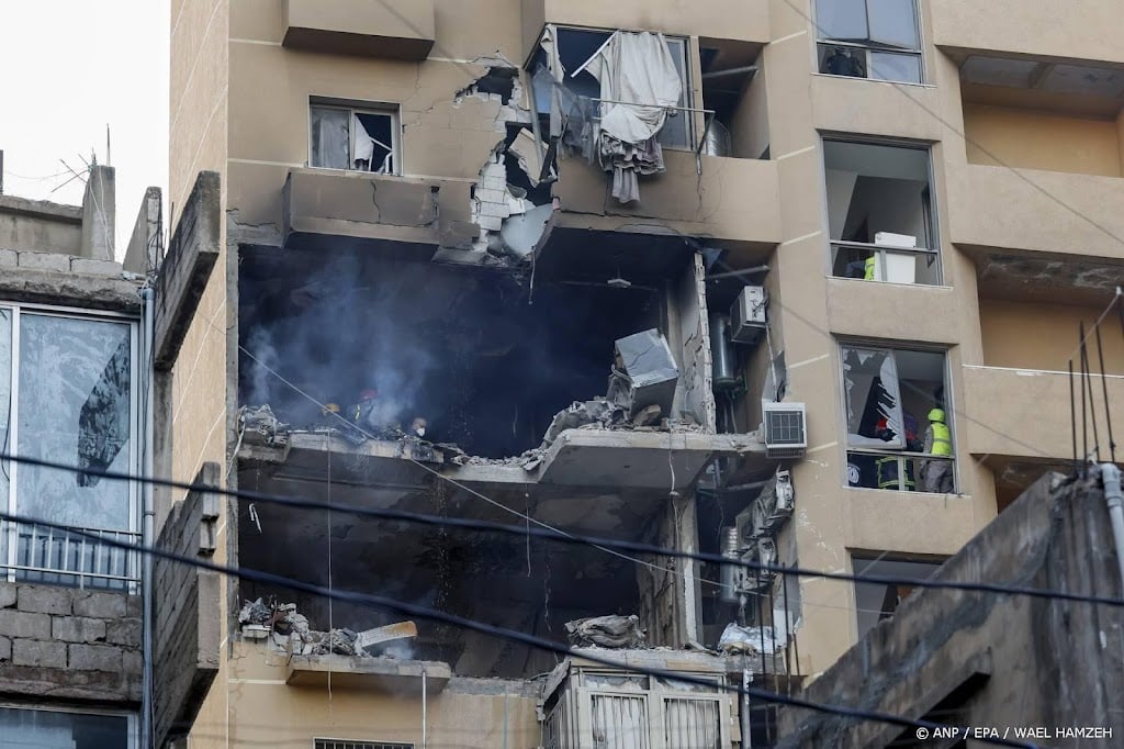 Staatsmedia Libanon: Israëlische aanval treft flatgebouw Beiroet