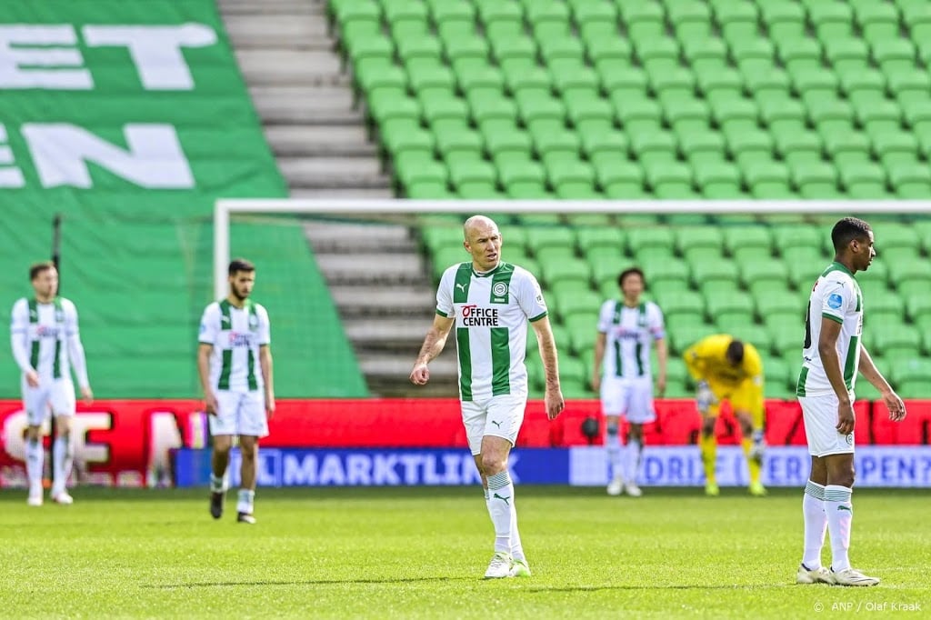 FC Groningen verliest derby bij rentree Robben