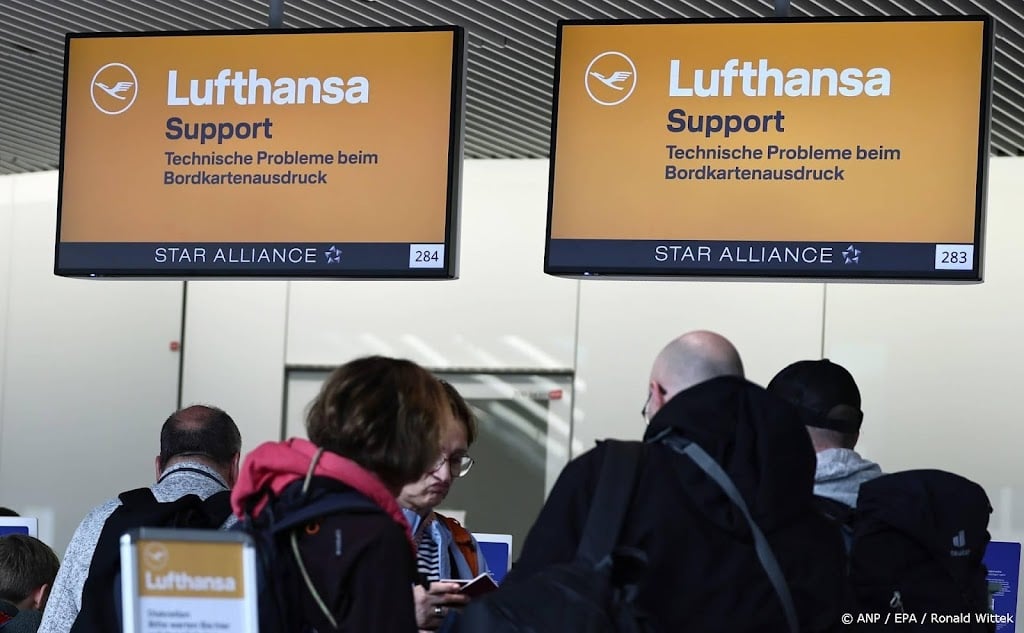 Lufthansa-piloten gaan maandag en dinsdag staken