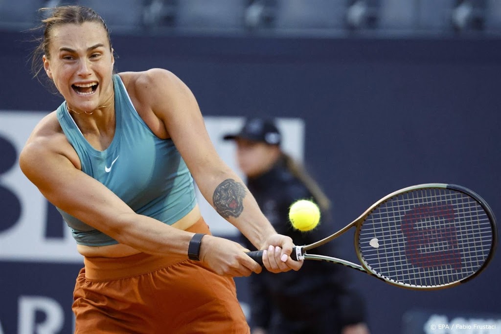 Tennisster Sabalenka verrast door Kenin in Rome