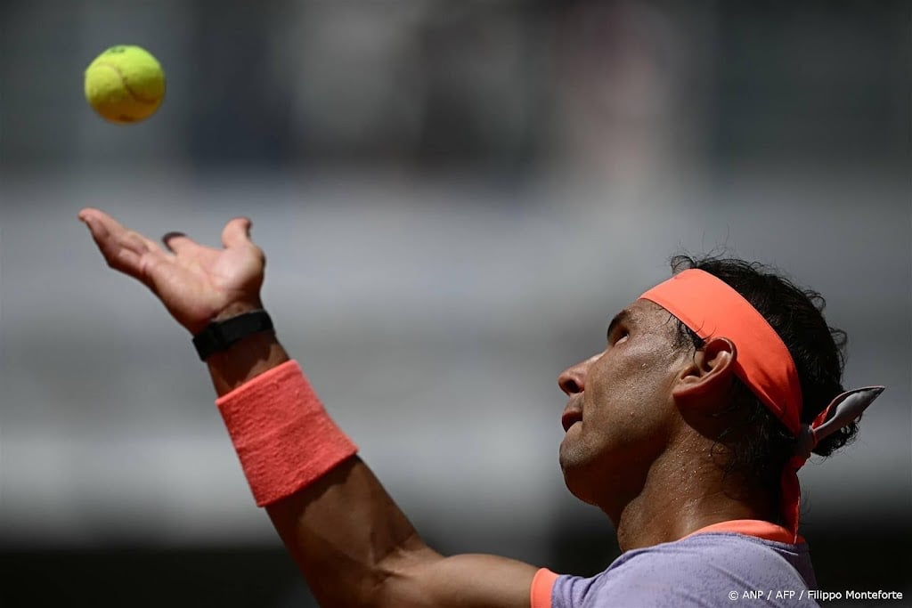 Nadal hard onderuit in tweede ronde tennistoernooi Rome 