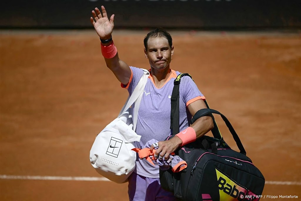 Nadal hard onderuit in tweede ronde tennistoernooi Rome 