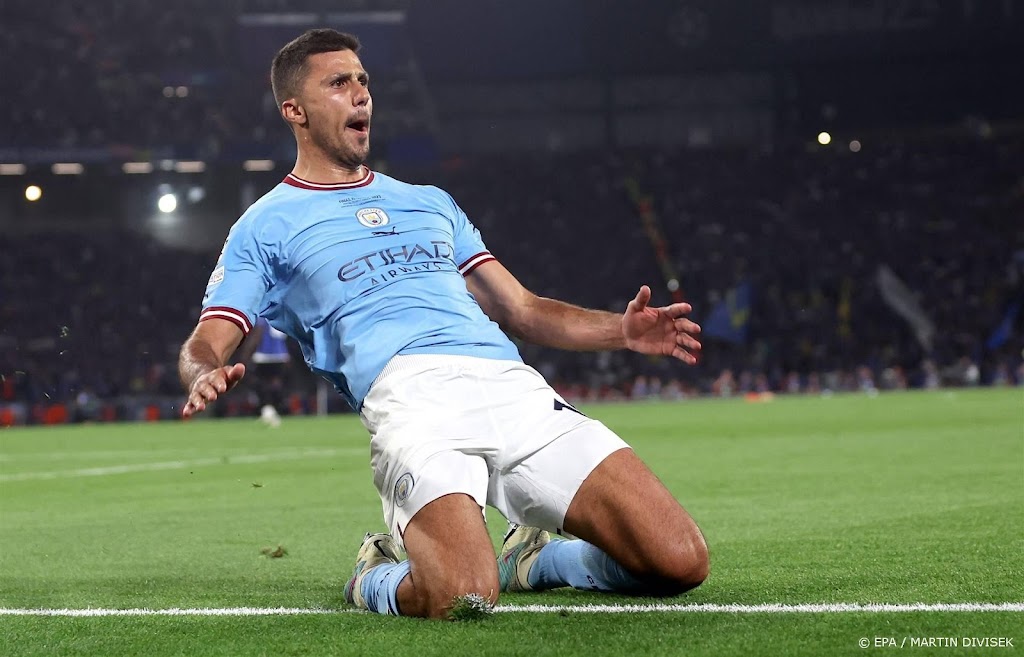 Rodri uitgeroepen tot beste speler in Champions League