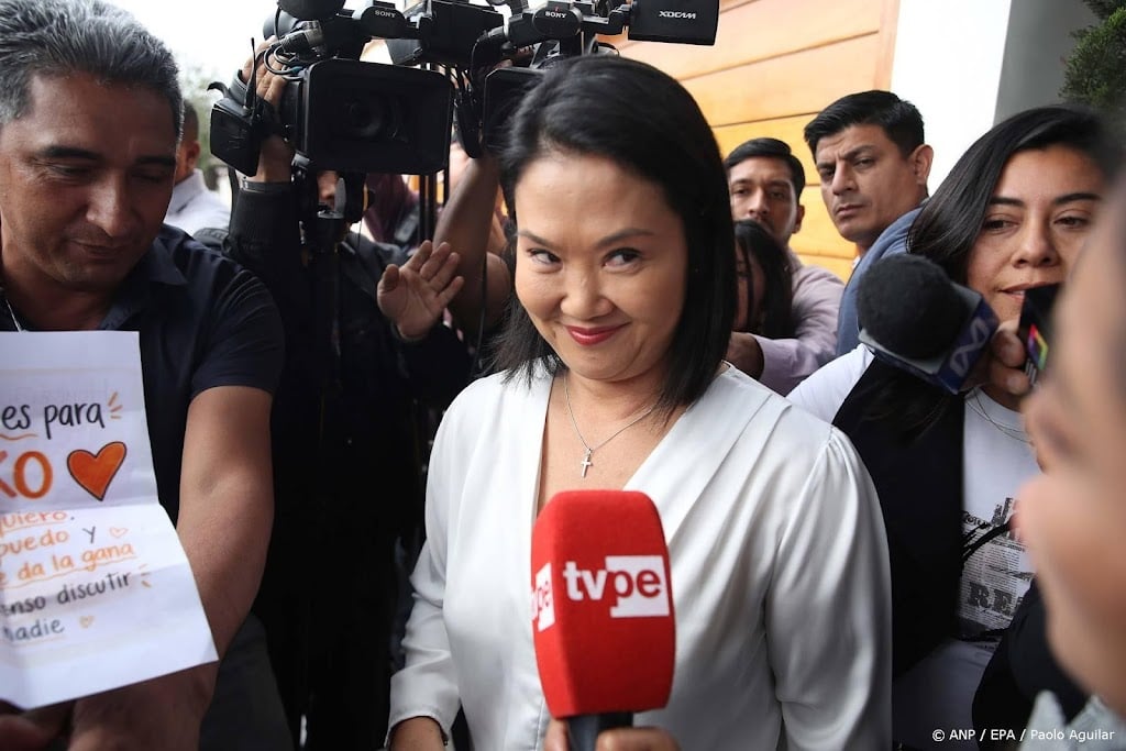 Rechtse Fujimori neemt leiding over in presidentsverkiezing Peru