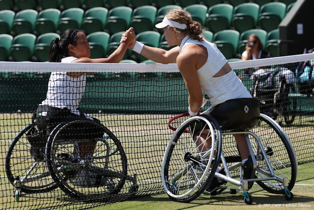 Rolstoeltennisster De Groot wint geen game in finale Wimbledon