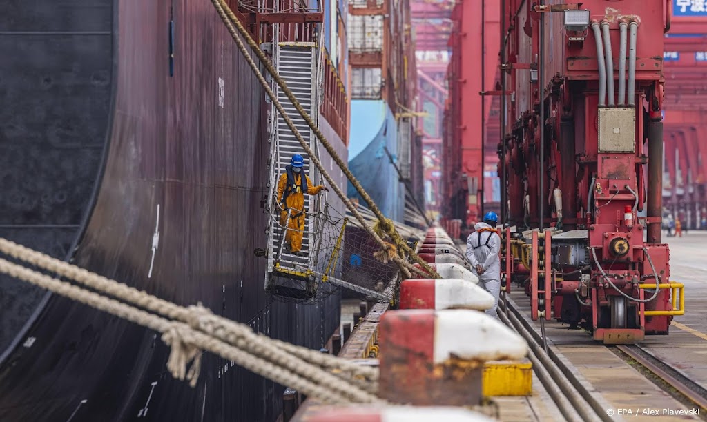 Verstoringen in grote Chinese haven Ningbo Zhoushan 