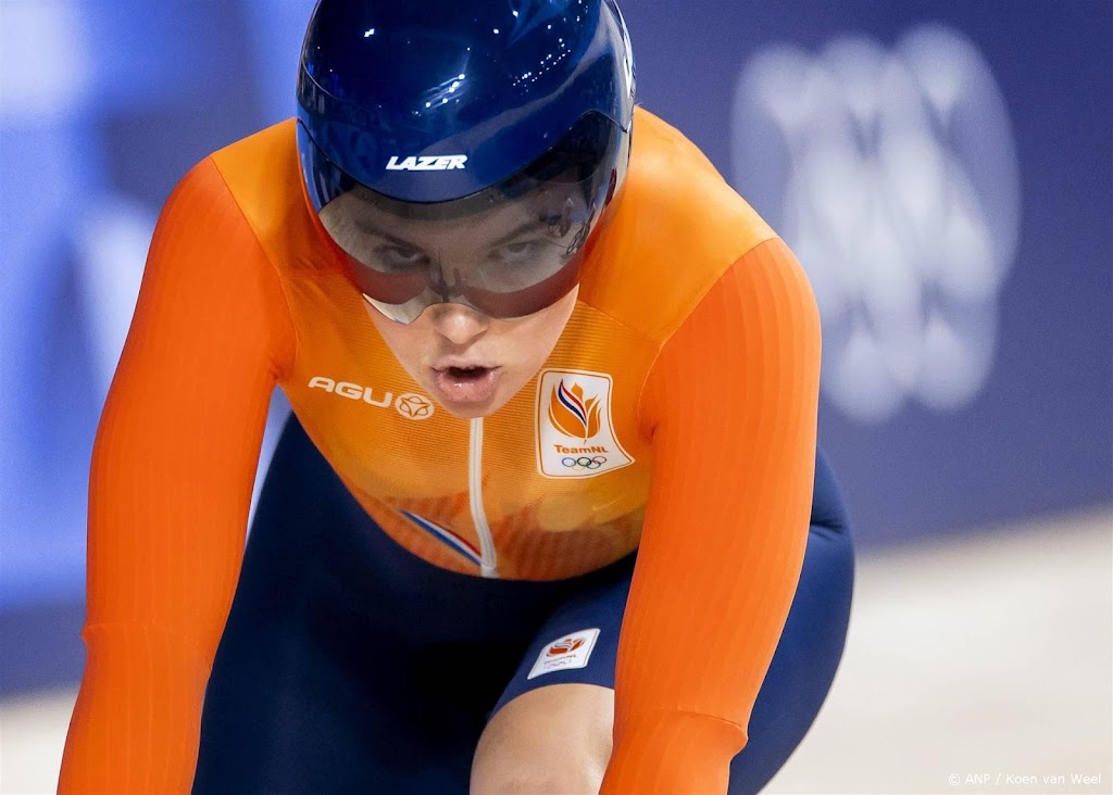 Van der Duin begint olympisch omnium met vierde plek op scratch