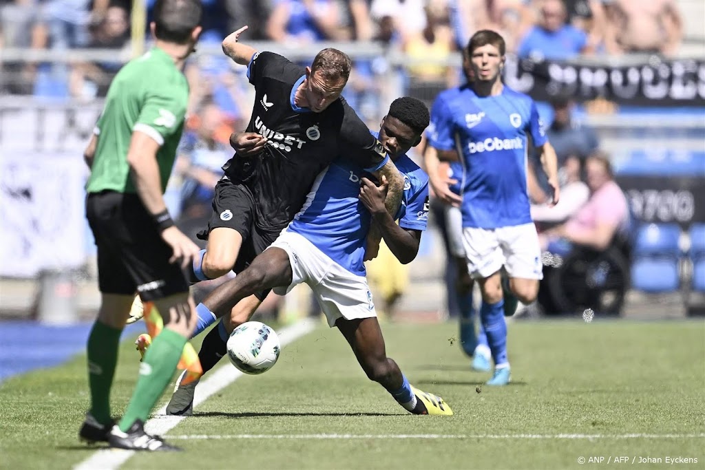 Club Brugge lijdt bij Racing Genk tweede nederlaag
