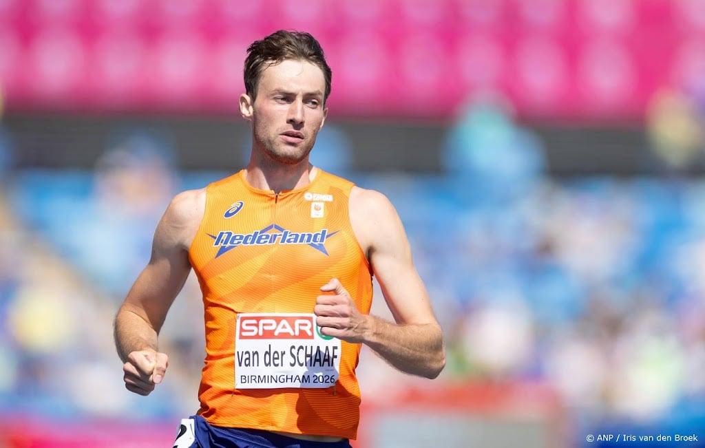 Hordeloper Van der Schaaf door naar halve finales op EK atletiek
