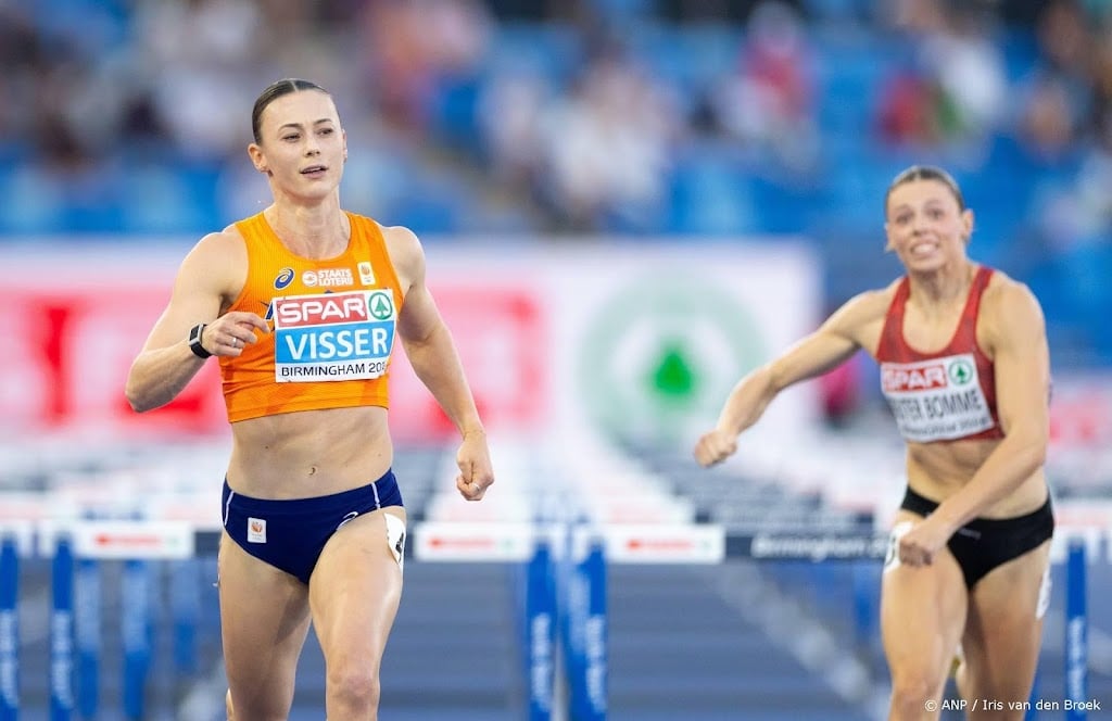 Atlete Visser snelt naar vierde EK-finale op 100 meter horden