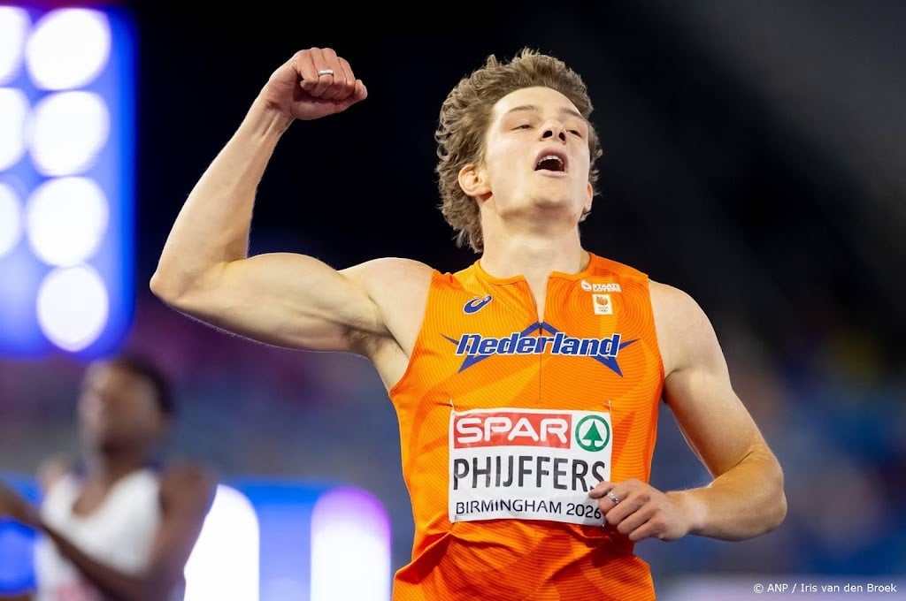 Phijffers met overtuigende zege naar finale 400 meter op EK