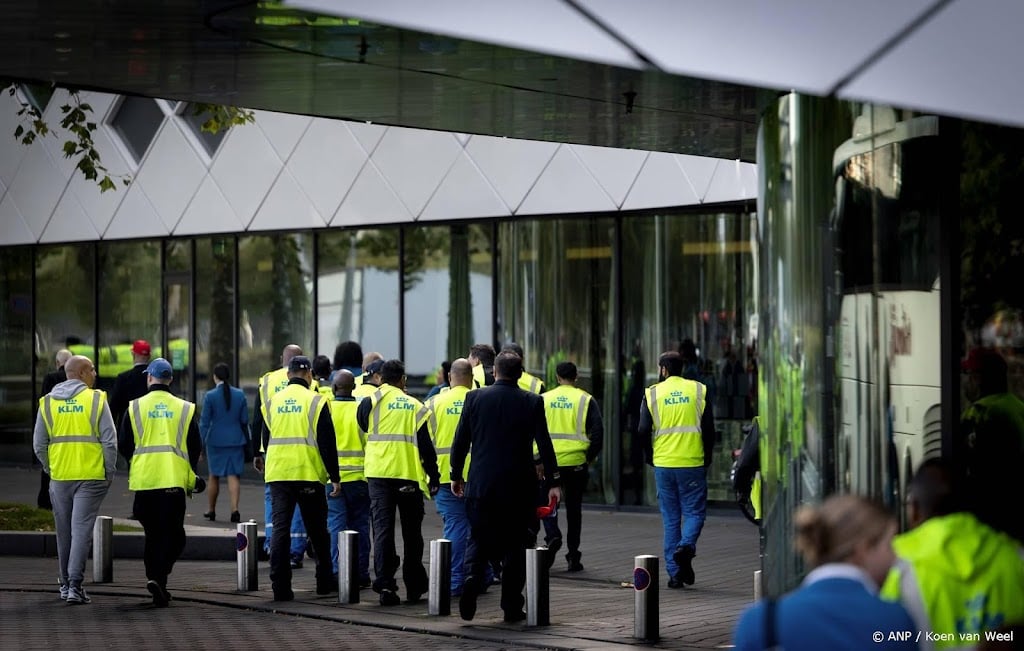 Korte vertragingen op Schiphol na staking grondpersoneel KLM