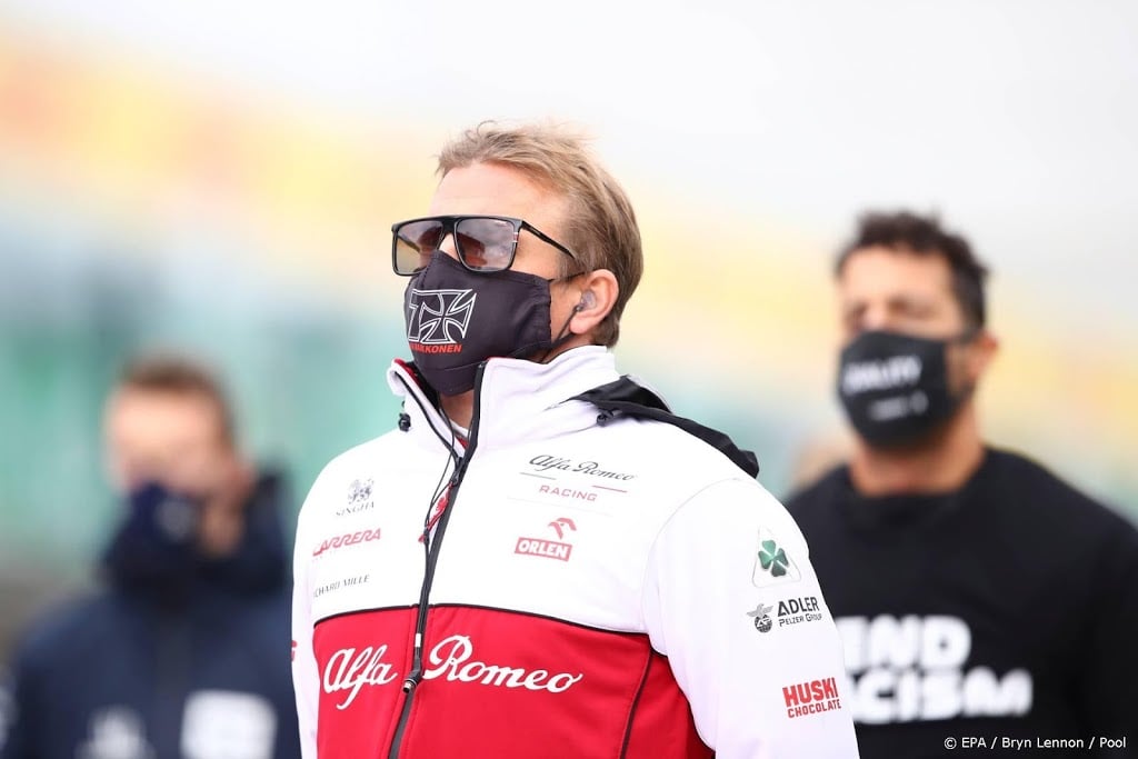 Räikkönen beleeft weinig plezier aan recordrace Formule 1