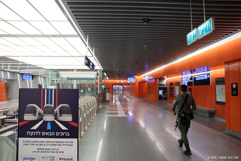 Door Hollandse bedrijven ontworpen metro Tel Aviv nu schuilkelder