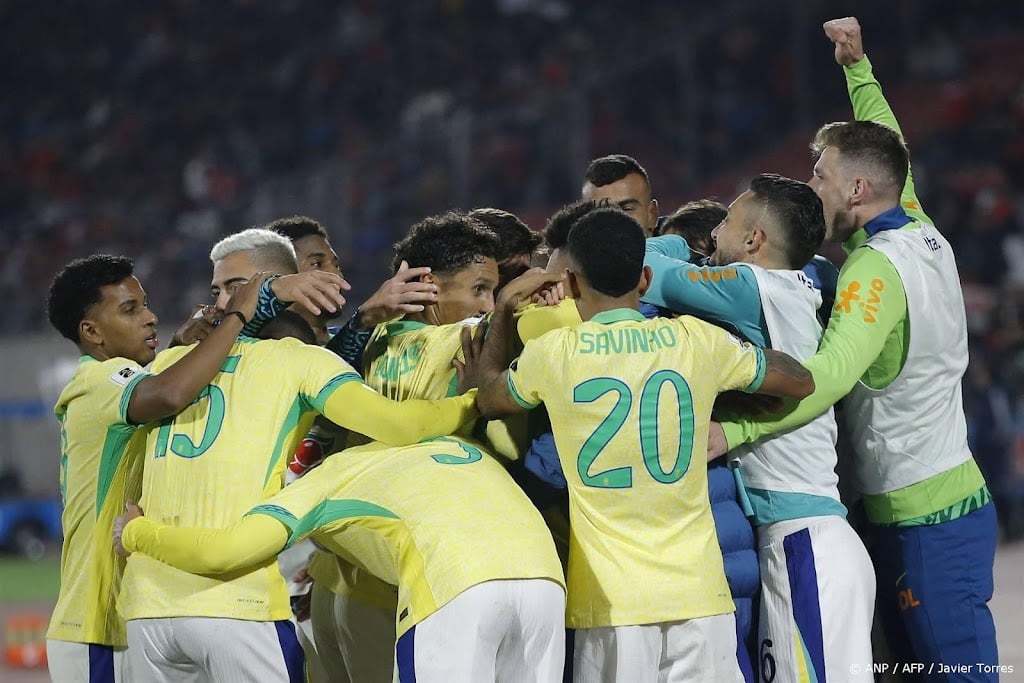 Brazilië pakt op de valreep belangrijke punten in WK-kwalificatie