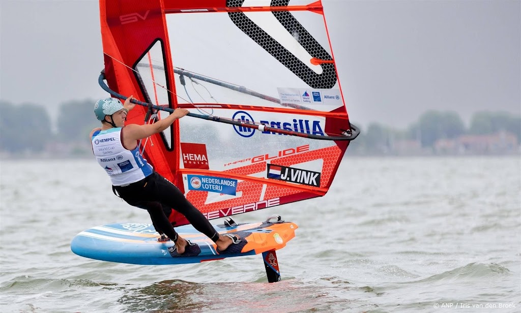 Windsurfer Vink grijpt naast medaille op EK