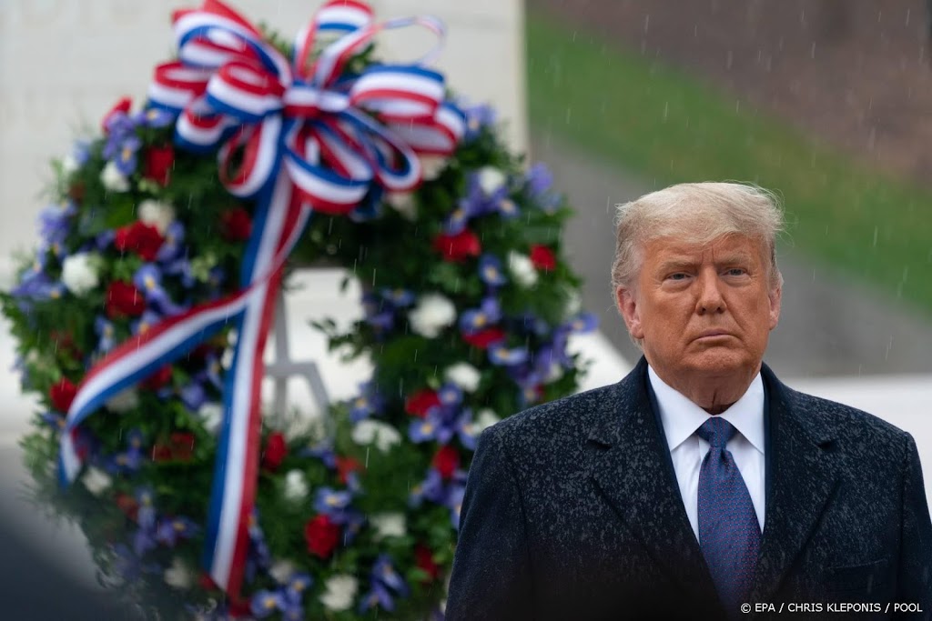 Trump en Biden wonen afzonderlijk veteranendag bij