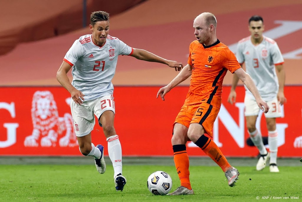 Oranje speelt in oefenwedstrijd gelijk tegen Spanje