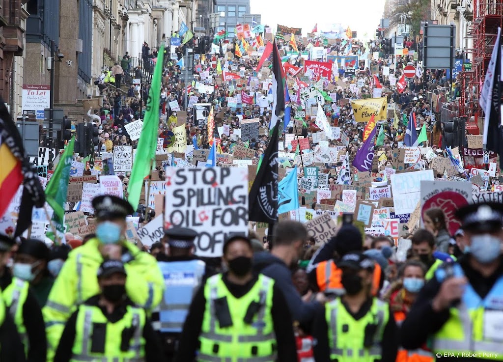 Schotse politie arresteerde 70 demonstranten tijdens COP26