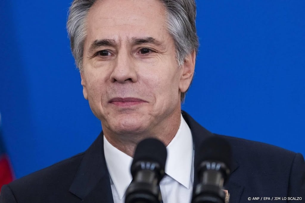 Protest tegen komst Antony Blinken in theater Rotterdam 