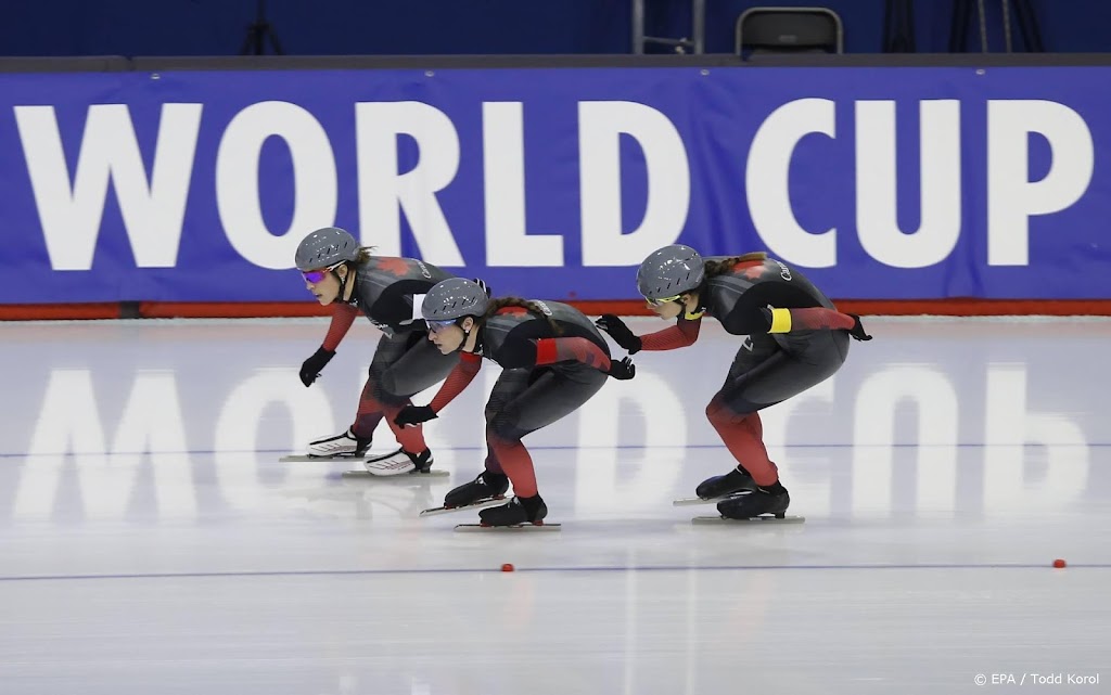 Canada wint ploegachtervolging in Calgary, Nederland zesde 