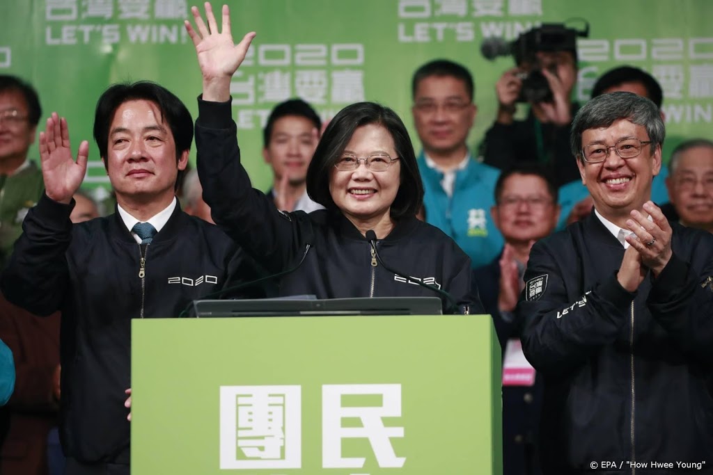 China: 'Taiwanese president speelde vals bij verkiezingen'