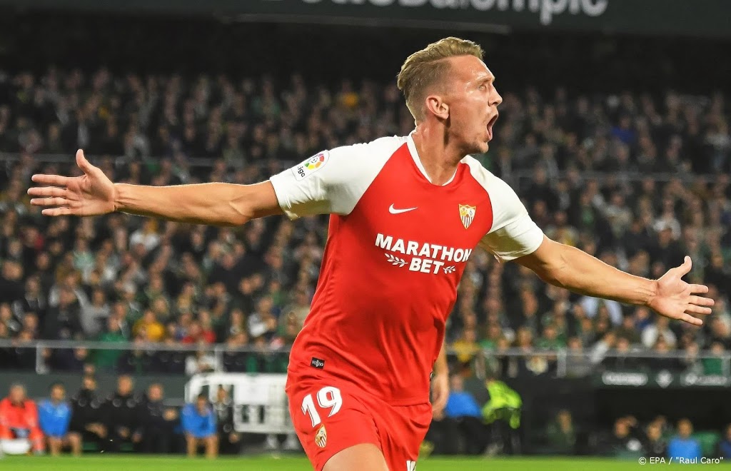 Luuk de Jong scoort in beker voor Sevilla