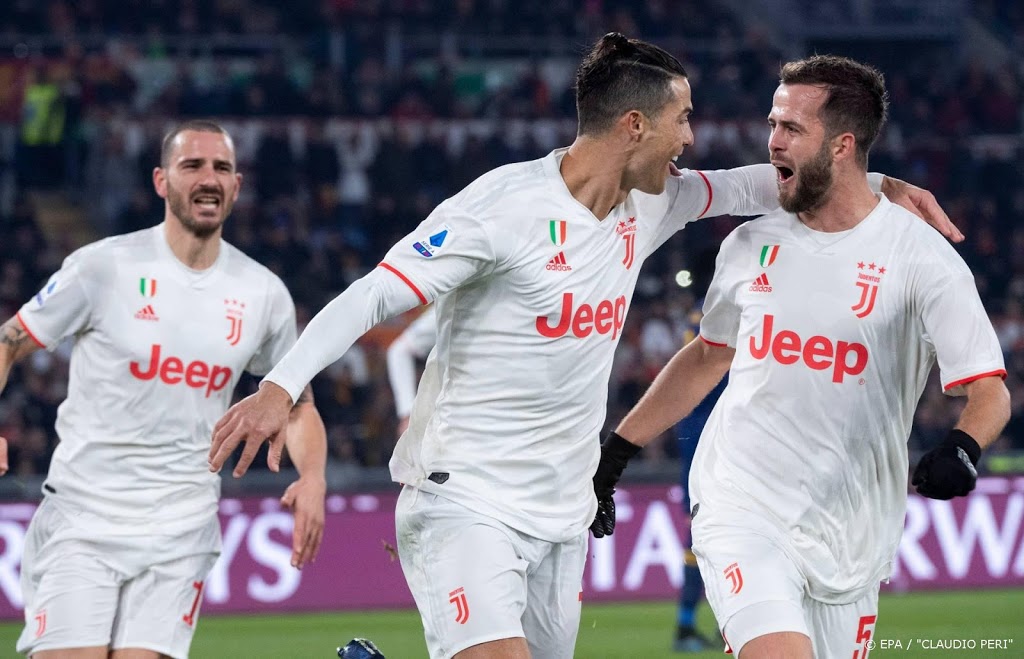 Juventus wint bij AS Roma en neemt koppositie over van Inter