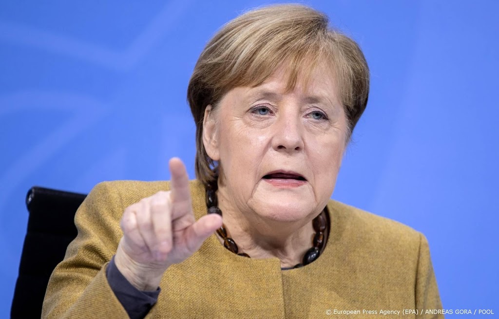 Merkel: lockdown vanwege coronavirus nog tot begin april