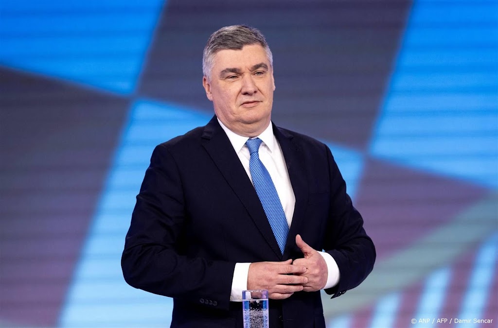 President Milanovic van Kroatië met grote meerderheid herkozen