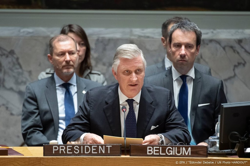 Belgische koning spreekt VN-Veiligheidsraad toe